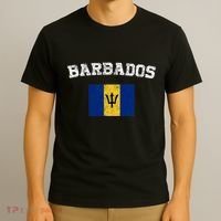 Barbadian Flag Vintage Barbados T-Shirt thumb 3