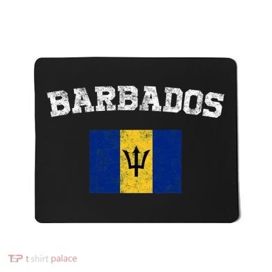 Barbadian Flag Vintage Barbados Mousepad