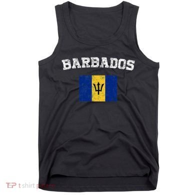 Barbadian Flag Vintage Barbados Tank Top