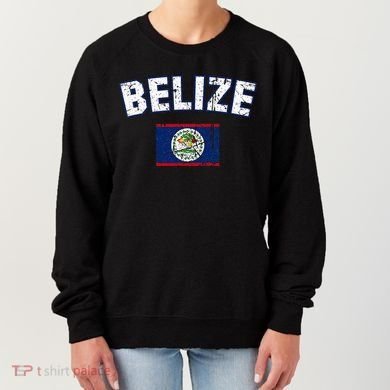 Belize Flag Vintage Belize Women's Sweatshirt