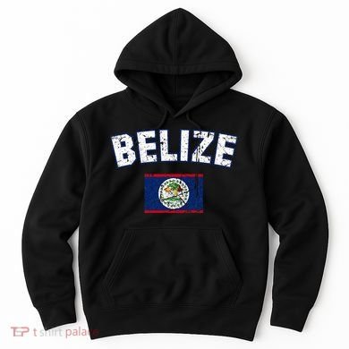 Belize Flag Vintage Belize Hoodie