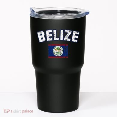 Belize Flag Vintage Belize Tumbler