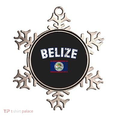 Belize Flag Vintage Belize Ornament