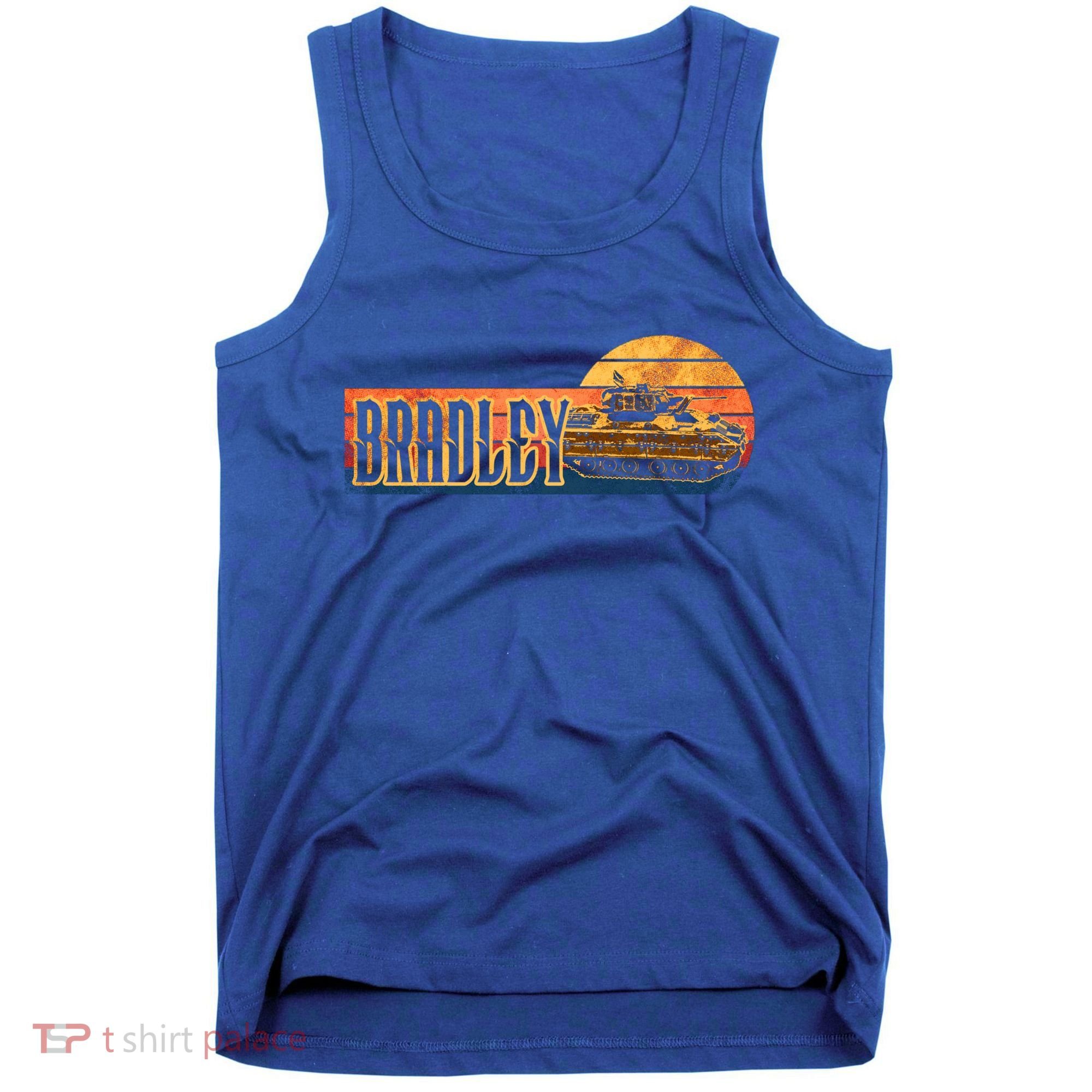Bradley Fighting Vehicle Usa America American Military Great Gift Tank Top