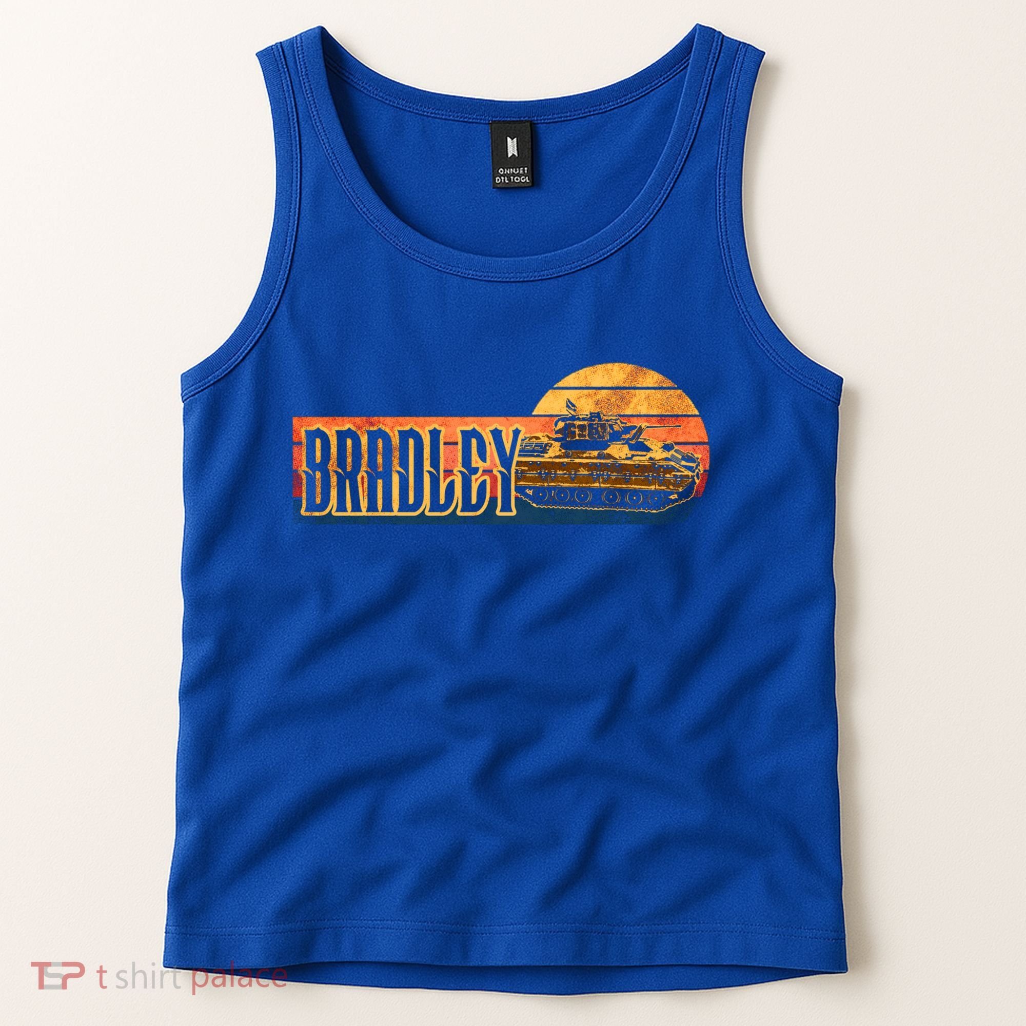 Bradley Fighting Vehicle Usa America American Military Great Gift Tank Top