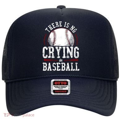 Baseball Fan Vintage There Is No Crying In Baseball Hat