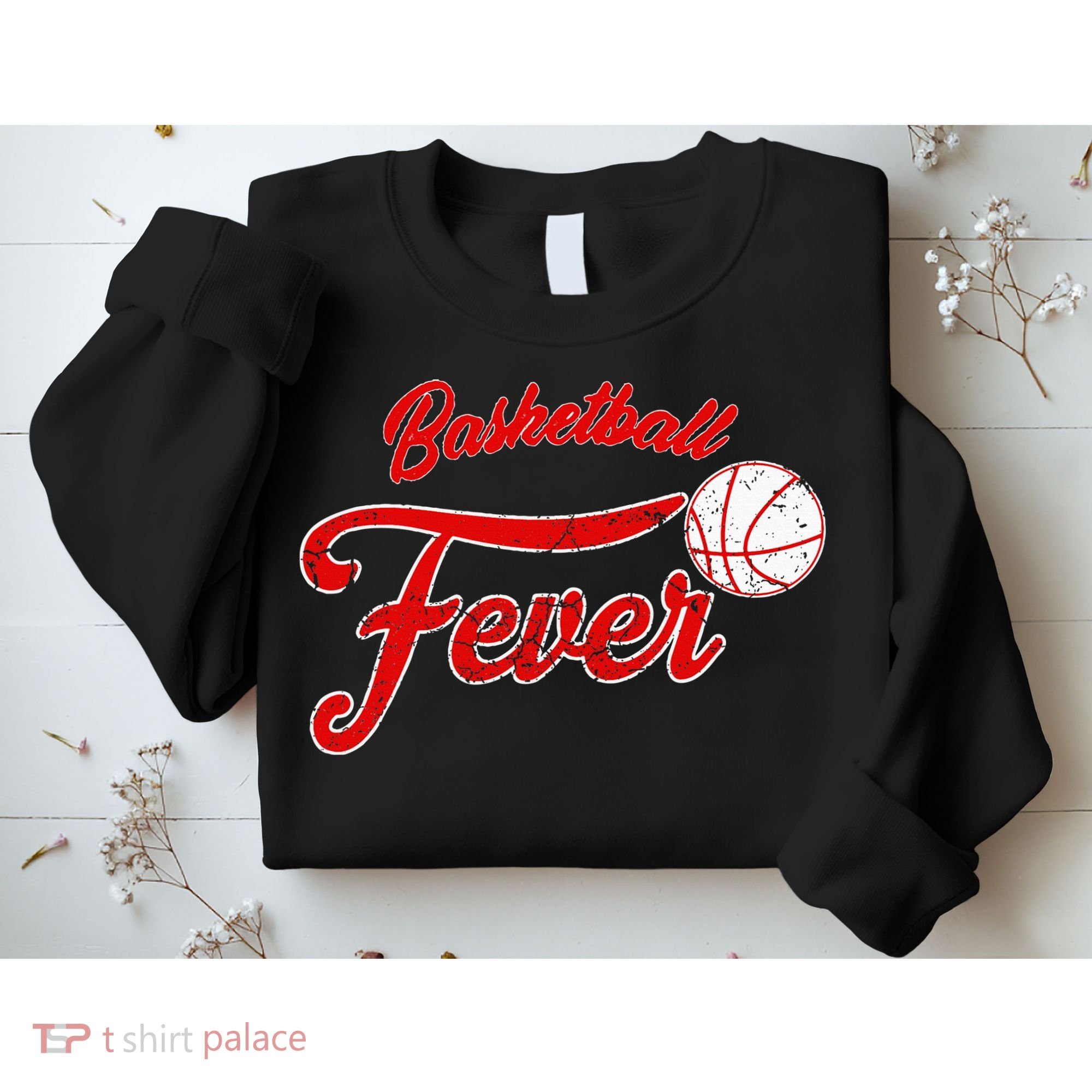 Basketball Fever Women Basketball Sweatshirt