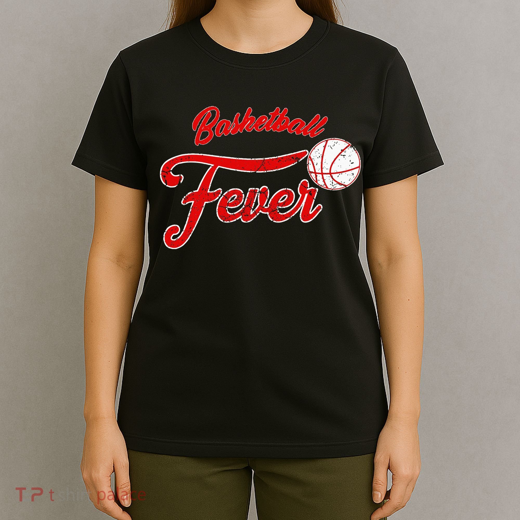 Basketball Fever Women Basketball T-Shirt