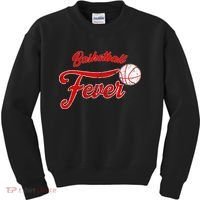 Basketball Fever Women Basketball Kids Sweatshirt thumb 0