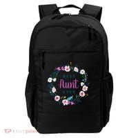 Boho Floral Wreath Best Aunt Ever Backpack thumb 0