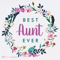 Boho Floral Wreath Best Aunt Ever Pajama Set thumb 2