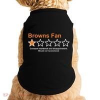 Browns Fan Would Not Recommend 1 Star Funny Doggie Tank thumb 0