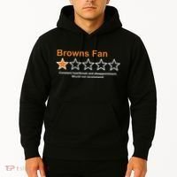 Browns Fan Would Not Recommend 1 Star Funny Hoodie thumb 2