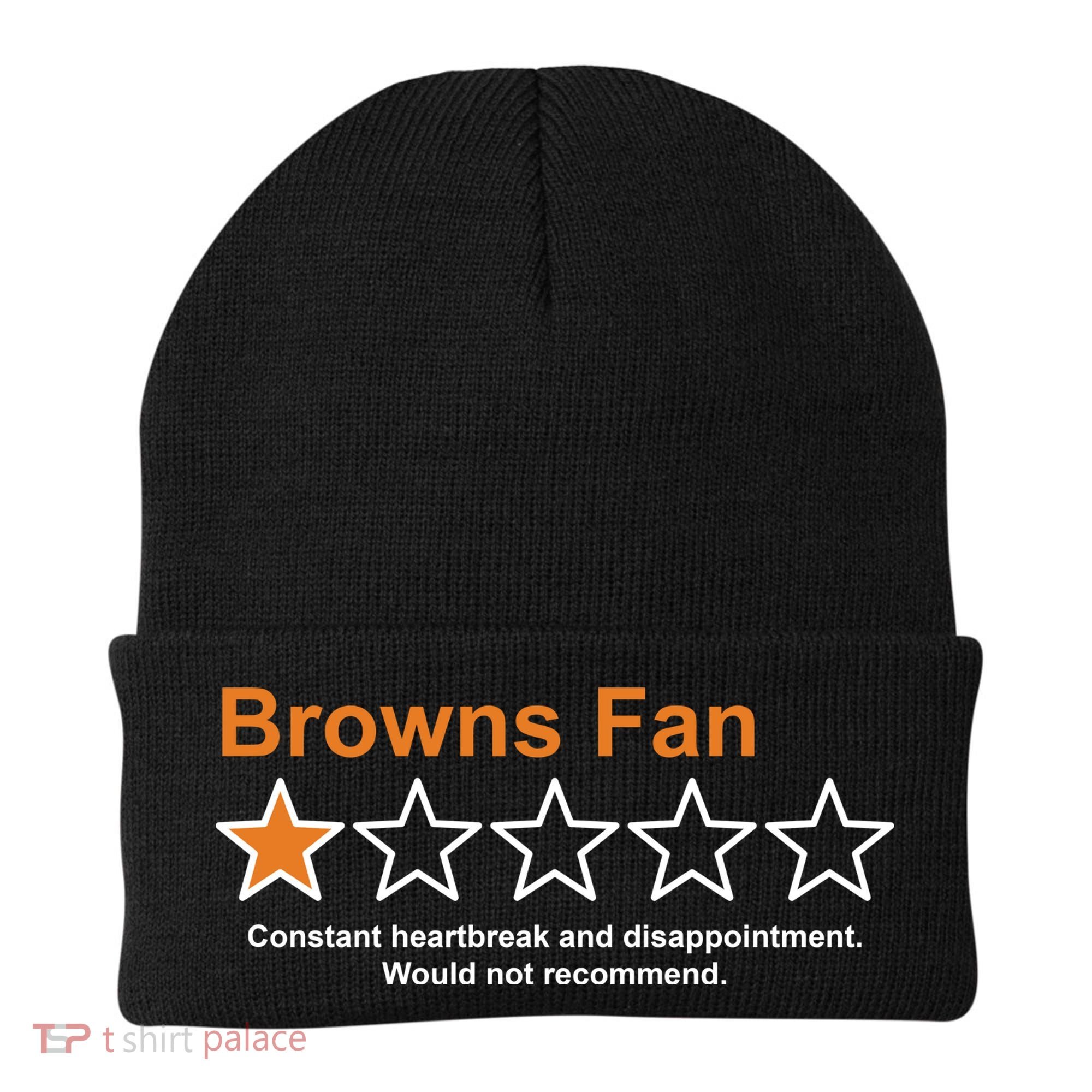 Browns Fan Would Not Recommend 1 Star Funny Beanie
