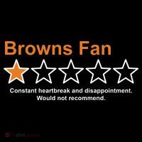 Browns Fan Would Not Recommend 1 Star Funny Baby Bodysuit thumb 2