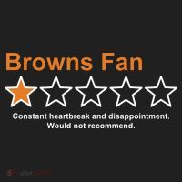 Browns Fan Would Not Recommend 1 Star Funny Hat thumb 2