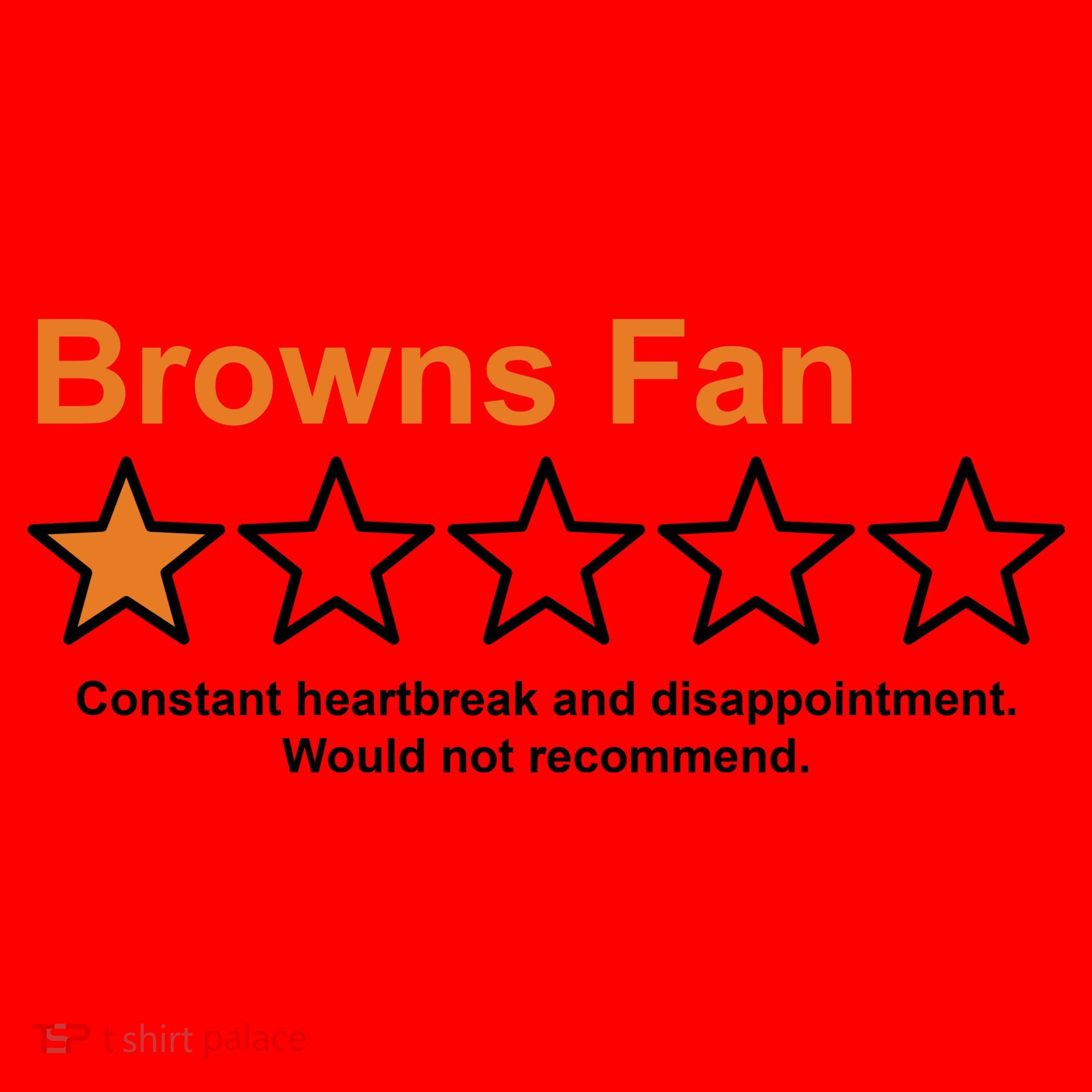 Browns Fan Would Not Recommend 1 Star Funny Santa Hat