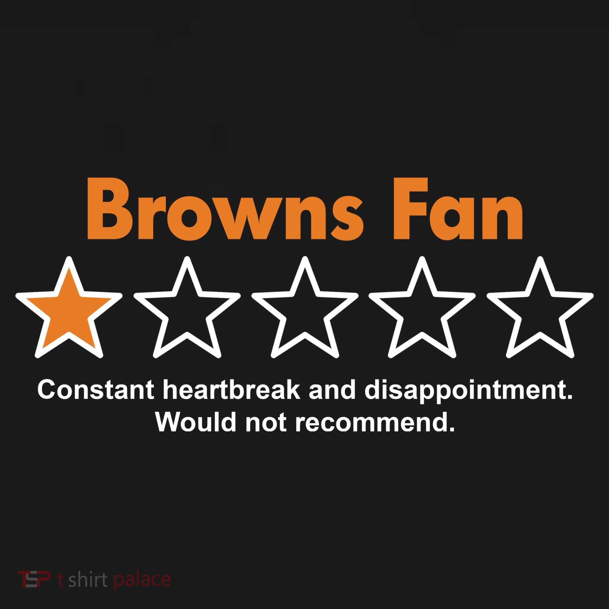Browns Fan Would Not Recommend Disappointment Funny Football Women's Tank Top