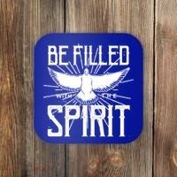 Be Filled With The Spirit Christian Faith Saying Quote Gift Coaster thumb 0