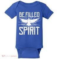 Be Filled With The Spirit Christian Faith Saying Quote Gift Baby Bodysuit thumb 0