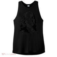 Benjamin Franklin We The People Constitution  Ladies PosiCharge Tri-Blend Wicking Tank thumb 0