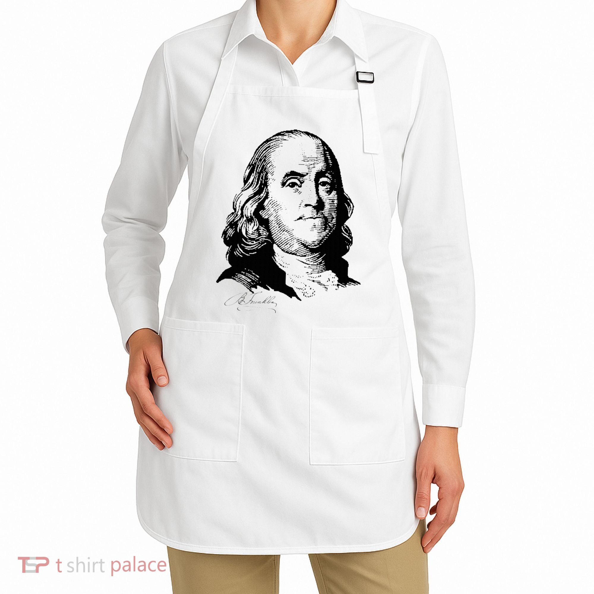 Benjamin Franklin We The People Constitution  Apron