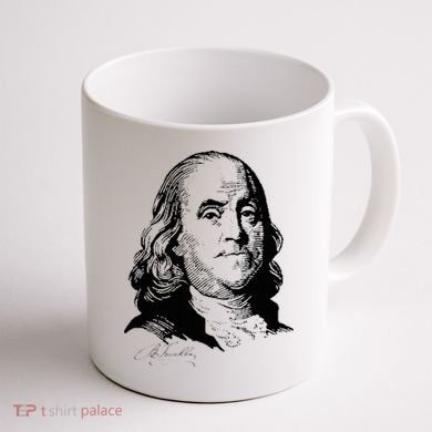 Benjamin Franklin We The People Constitution  Coffee Mug back