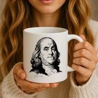 Benjamin Franklin We The People Constitution  Coffee Mug thumb 3