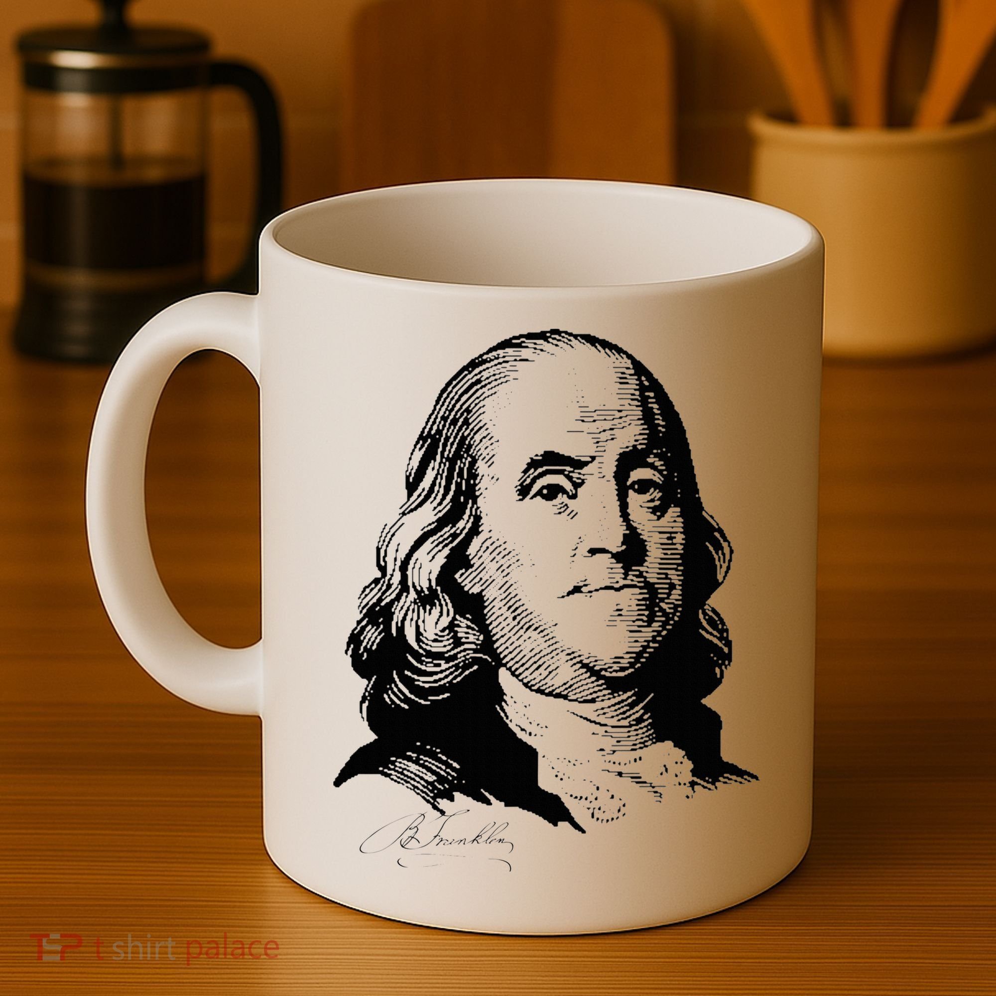 Benjamin Franklin We The People Constitution  Coffee Mug