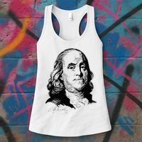 Benjamin Franklin We The People Constitution  Women's Tank Top thumb 3