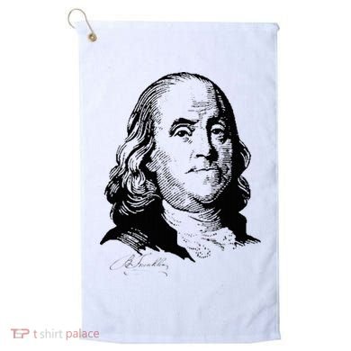 Benjamin Franklin We The People Constitution  Golf Towel