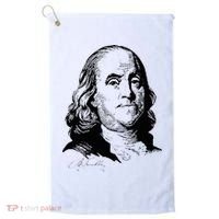 Benjamin Franklin We The People Constitution  Golf Towel thumb 0