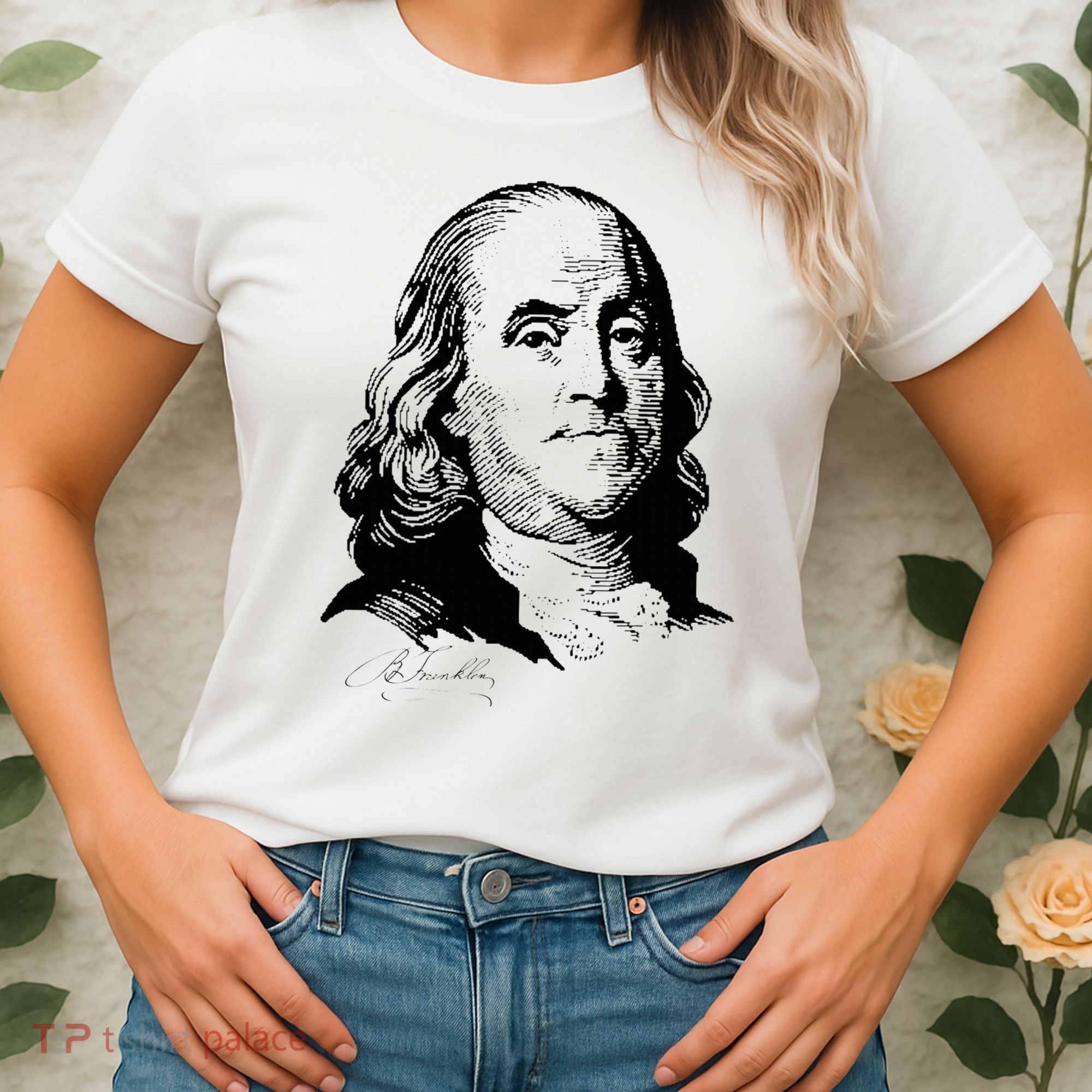 Benjamin Franklin We The People Constitution  Women's T-Shirt