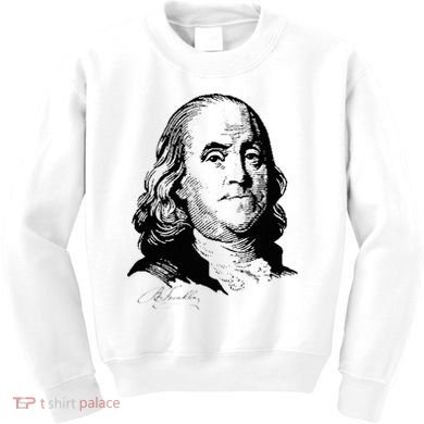 Benjamin Franklin We The People Constitution  Kids Sweatshirt
