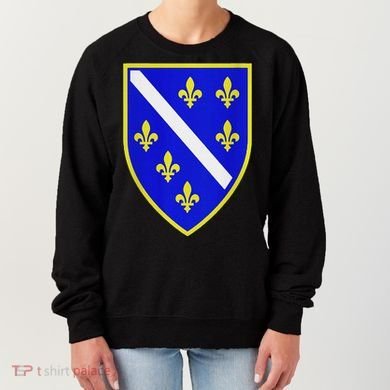Bosnian Flag With Lily Women's Sweatshirt