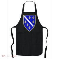 Bosnian Flag With Lily Apron thumb 0
