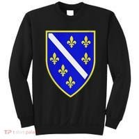 Bosnian Flag With Lily Sweatshirt thumb 0