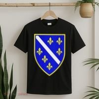 Bosnian Flag With Lily T-Shirt thumb 2