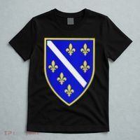 Bosnian Flag With Lily T-Shirt thumb 5