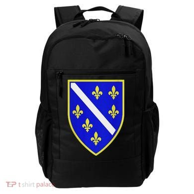 Bosnian Flag With Lily Backpack