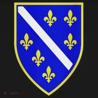 Bosnian Flag With Lily Bucket Hat thumb 4