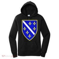 Bosnian Flag With Lily Women's Hoodie thumb 0
