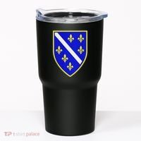 Bosnian Flag With Lily Tumbler thumb 0