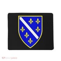 Bosnian Flag With Lily Mousepad thumb 0