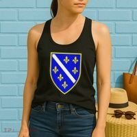 Bosnian Flag With Lily Women's Tank Top thumb 2