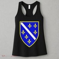 Bosnian Flag With Lily Women's Tank Top thumb 3