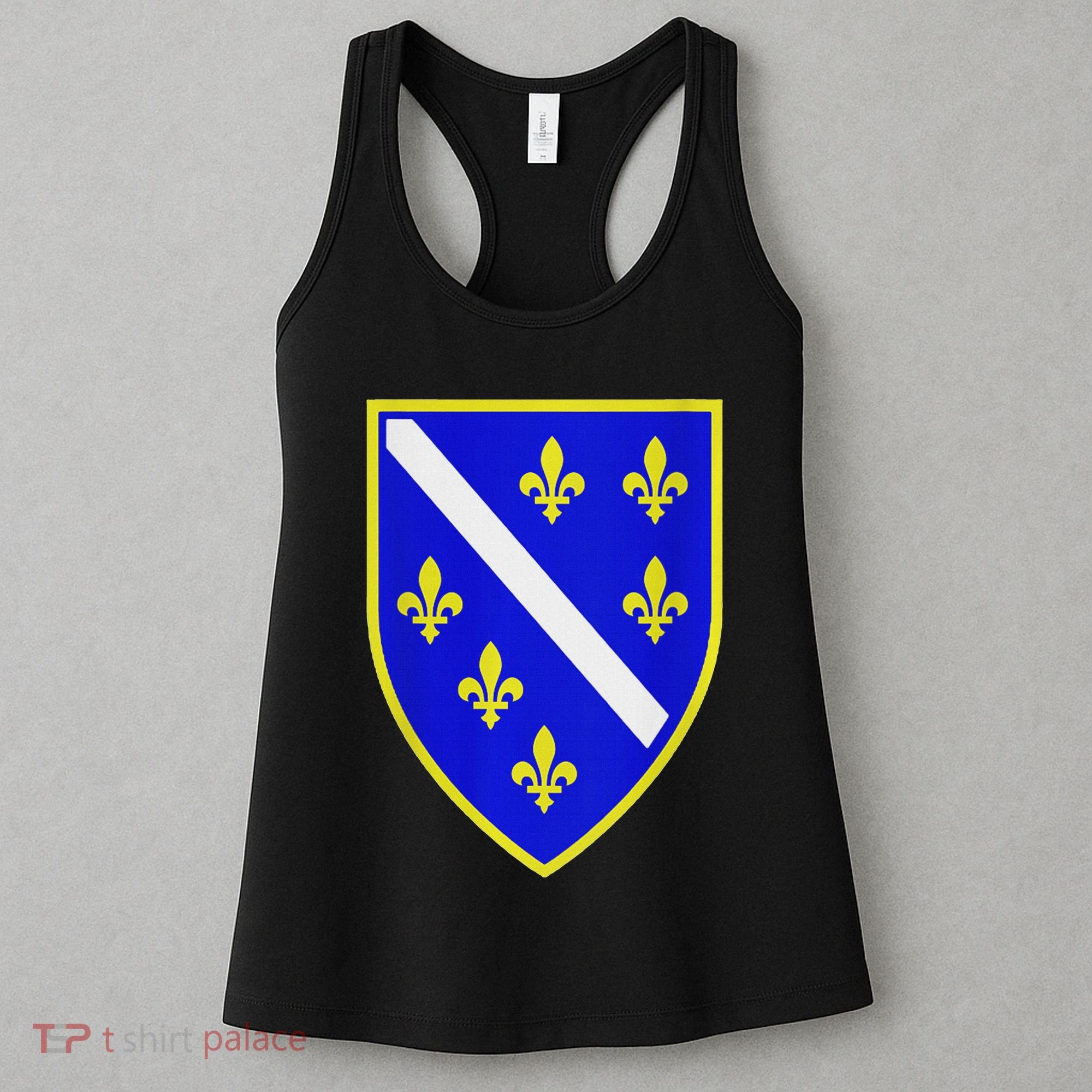 Bosnian Flag With Lily Women's Tank Top