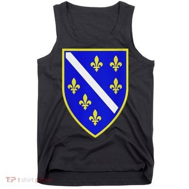 Bosnian Flag With Lily Tank Top