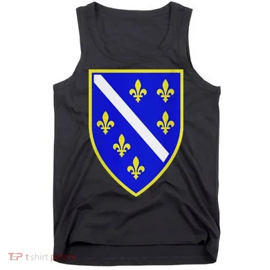 Bosnian Flag With Lily Tank Top