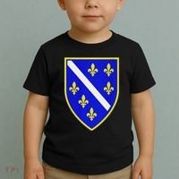 Bosnian Flag With Lily Toddler T-Shirt thumb 2